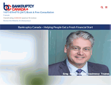Tablet Screenshot of bankruptcycanada.com